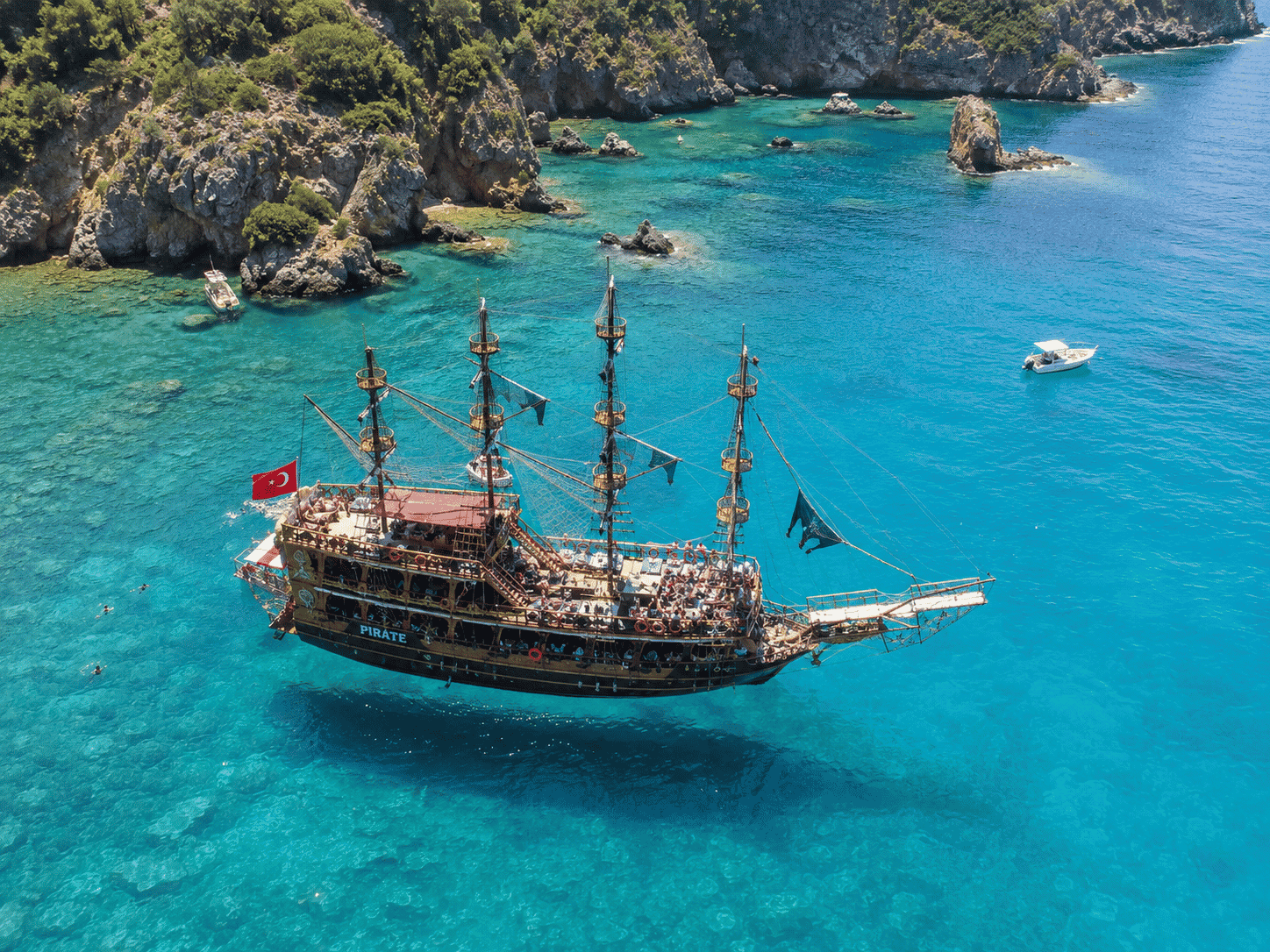Pirate Yacht Tour in Kemer