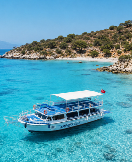 karmet boat tour antalya